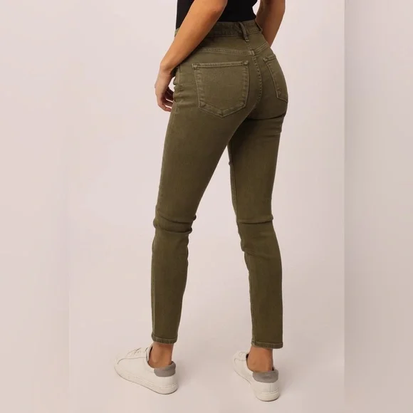 DEAR JOHN GISELE HIGH RISE ANKLE SKINNY JEANS IN CYPRESS size 27 - Picture 2 of 8